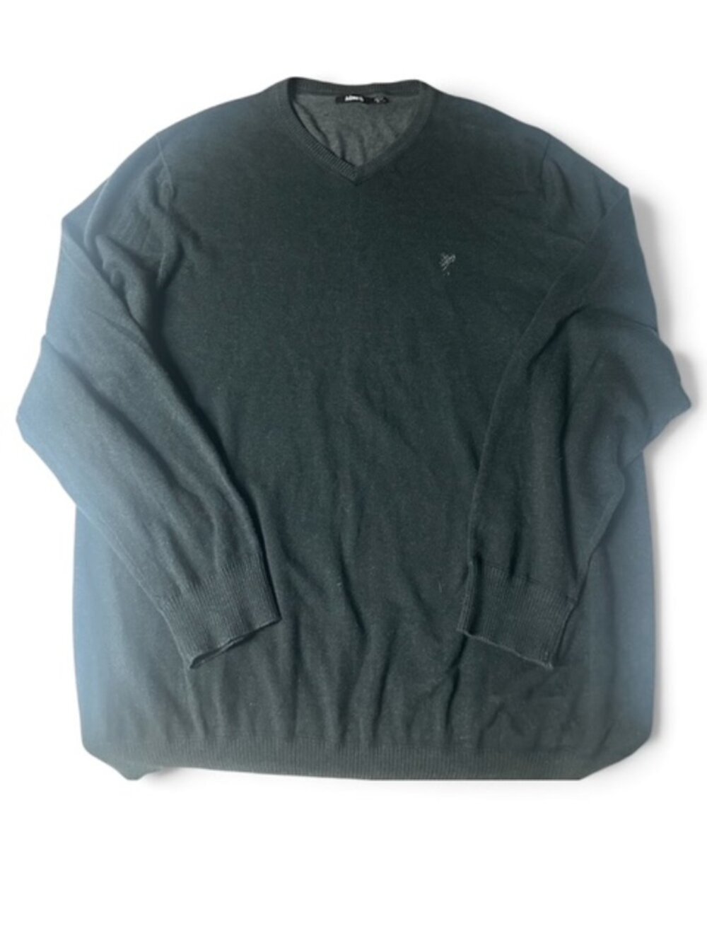 Vintage Ashworth V-Neck Dark Gray Sweater Size XL